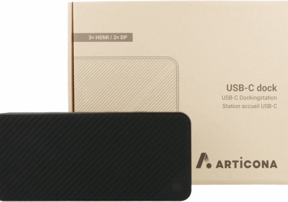 ARTICONA USB-C Dockingstation 3x 4K HDMI DP 100W Power USB 3.0 LAN
