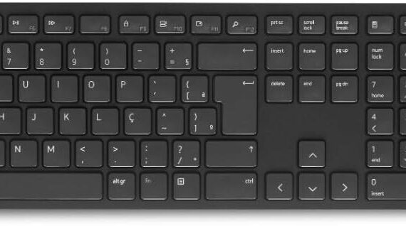 Dell KM5221W Funk Tastatur Maus Set QWERTZ DE Layout Schwarz Neu OVP