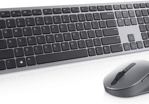 Dell KM7321W Funk Tastatur Maus Set QWERTZ DE Titan Grau Neu Open Box OVP