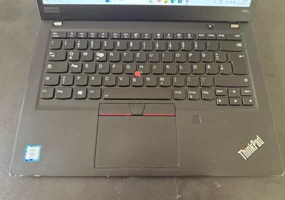 Lenovo ThinkPad T490s i7-8665U 16GB 500GB SSD Win11 Pro QWERTZ gebraucht