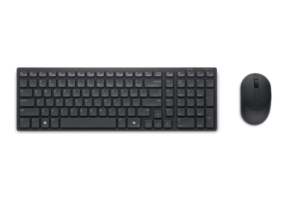 Dell KM555 Funk Silent Tastatur Maus Set QWERTZ DE Schwarz Neu Open Box OVP