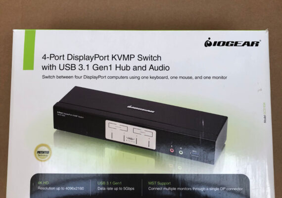 4-Port DisplayPort 1.2 KVMP mit integriertem USB 3.1 Gen 1 Hub und Audio (TAA)