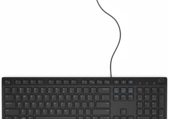 Dell KB216 USB Tastatur QWERTZ Deutsch Schwarz Neu in geöffneter Box