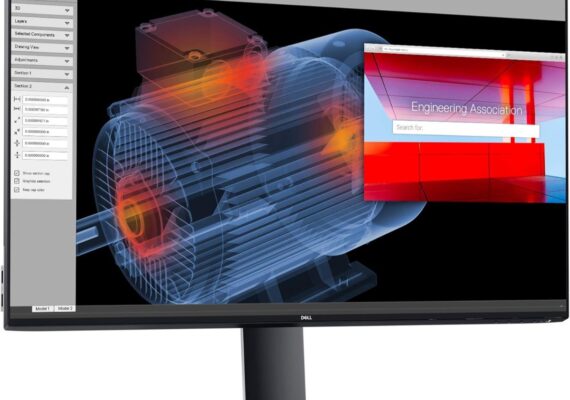 Dell U3219Q UltraSharp 32″ 4K UHD Monitor – funktionsfähig, ohne Standfuß