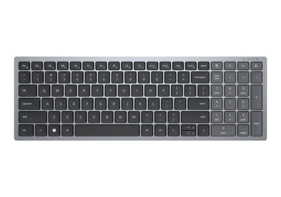Dell KB740-GY-R Funk Tastatur AZERTY FR Grau Bluetooth USB Open Box