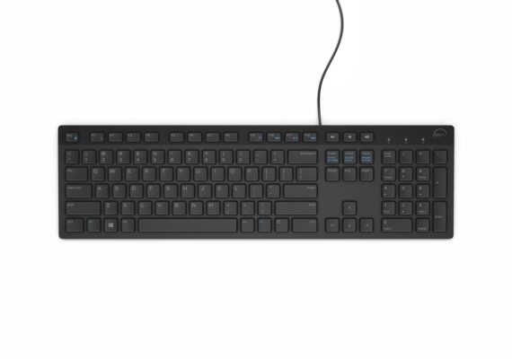Dell KB216 USB Tastatur QWERTZ Deutsch Schwarz Open Box