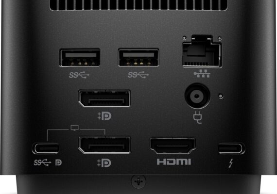 HP Thunderbolt Dock G4 120W Thunderbolt 4 USB-C Docking Station mit Netzteil