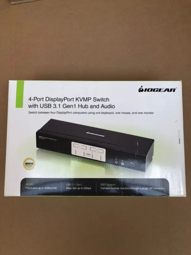 4-Port DisplayPort 1.2 KVMP ¡ Open box
